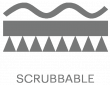 Scrubbable