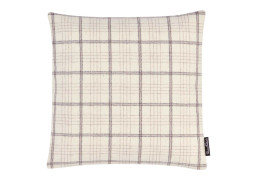Benu Check Recycled Cushion