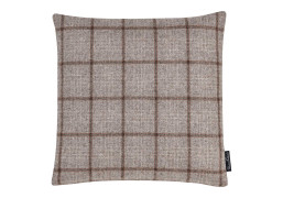 Benu Check Recycled Cushion