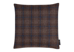 Benu Check Recycled Cushion
