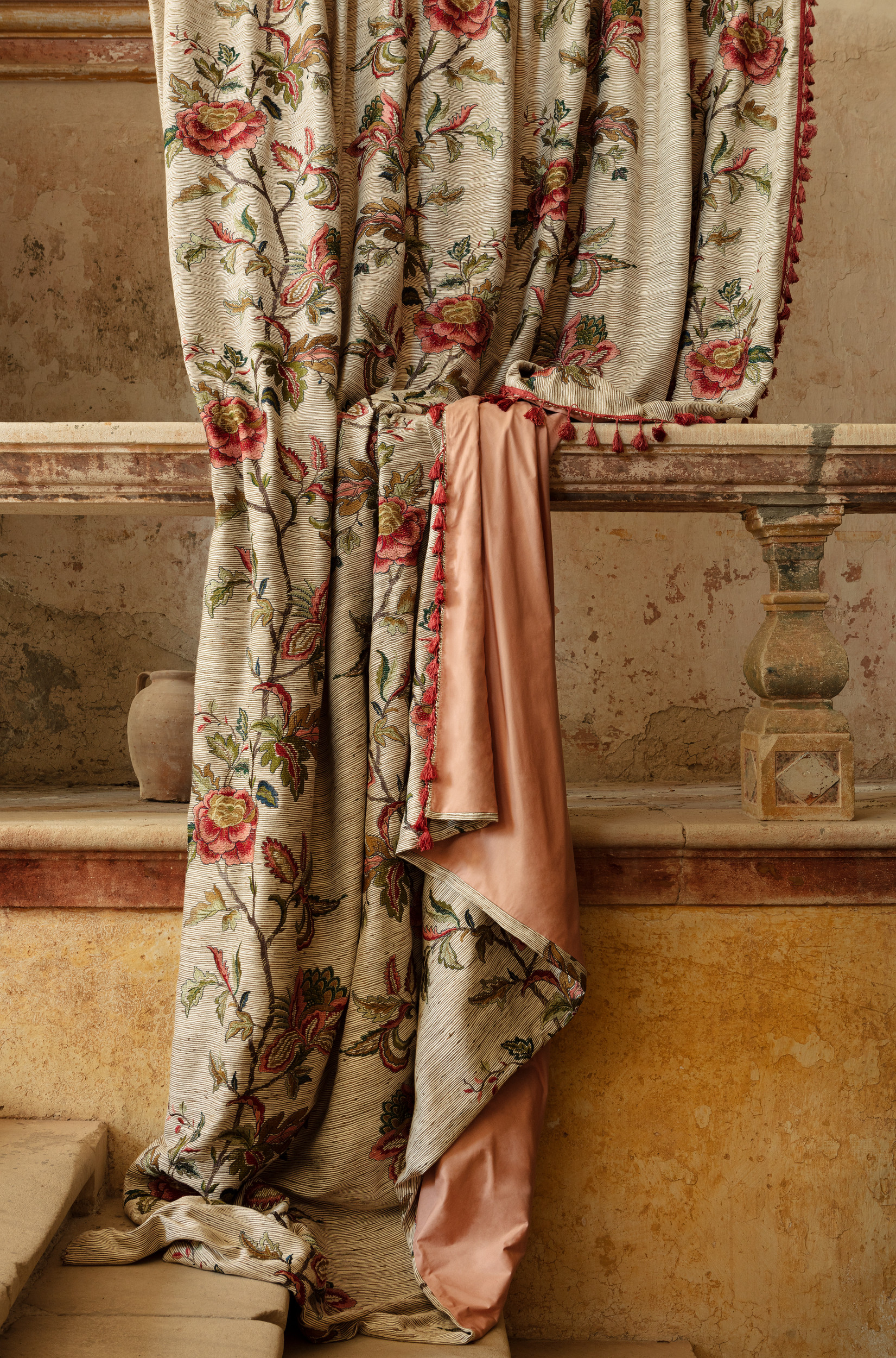 Christian Fischbacher Drapery Interior Home Fabrics – PEONY